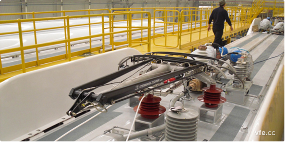 中國(guó)中車(chē)株洲電力機(jī)車(chē)有限公司受電弓檢測(cè)系統(tǒng)現(xiàn)場(chǎng)圖片