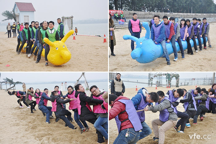 鴻運(yùn)彩球、眾星捧月、瘋狂毛毛蟲和拔河比賽